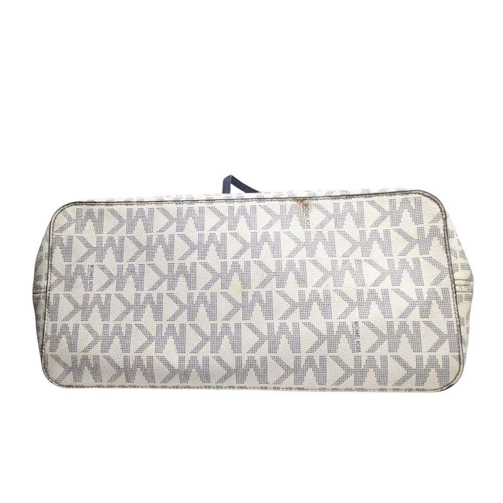 Michael Kors Large Jet Set Monogram Coated Canvas Tote Handbag - Picture 4 of 6